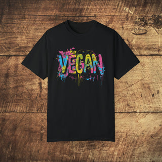 Vegan Garment-Dyed T-shirt Printify