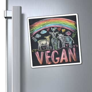 Vegan Rainbow Magnet Printify