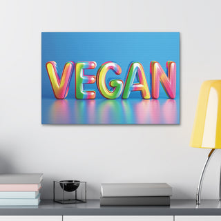 Vegan Classic Stretched Canvas Printify
