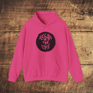 Vegan For Life Heavy Blend™ Hooded Sweatshirt Printify