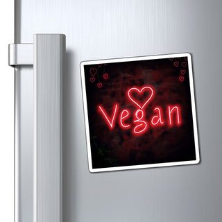 Neon Vegan Magnet Printify