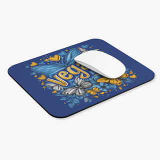 Vegan Butterfly Mouse Pad (Rectangle)