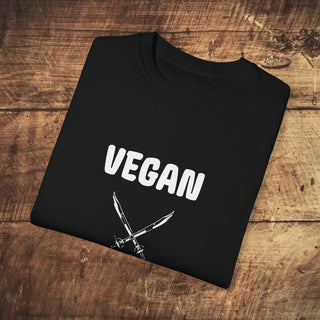 Vegan Warrior Garment-Dyed T-shirt Printify