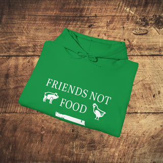 Friends Not Food Heavy Blend™ Hooded Sweatshirt Printify