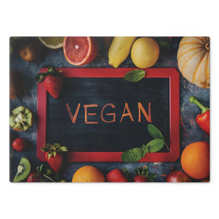 Vegan Tempered Glass Cutting Board Printify