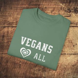 Vegan Garment-Dyed T-shirt Printify