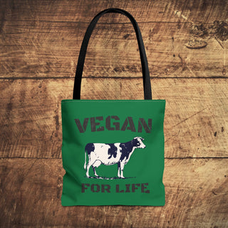 Vegan For Life Tote Bag Printify