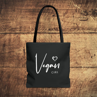 Vegan Girl Tote Bag Printify