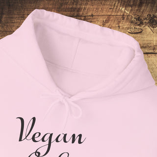 Vegan Girl Heavy Blend™ Hooded Sweatshirt Printify