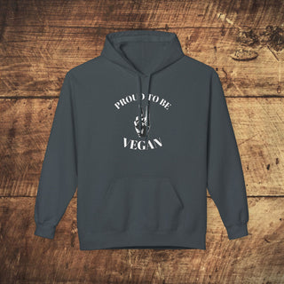 Proud To Be Vegan Unisex Midweight Softstyle Fleece Hoodie