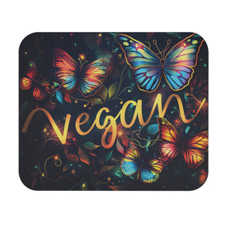 Vegan Butterflies Mouse Pad (Rectangle) Printify