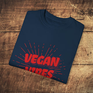 Vegan Vibes Garment-Dyed T-shirt Printify