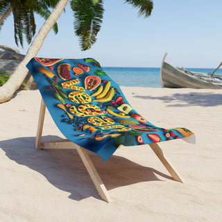 Vegan Beach Towel Printify