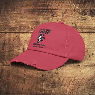 Comfort Zone Distressed Cap Printify