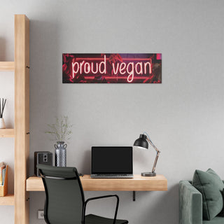 Proud Vegan Classic Stretched Canvas