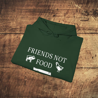 Friends Not Food Heavy Blend™ Hooded Sweatshirt Printify