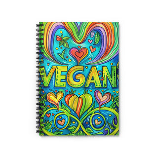 Vegan Spiral Notebook - Ruled Line Printify