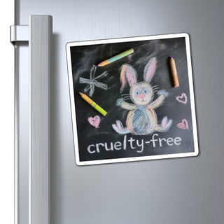 Cruelty-Free Bunny Magnet Printify