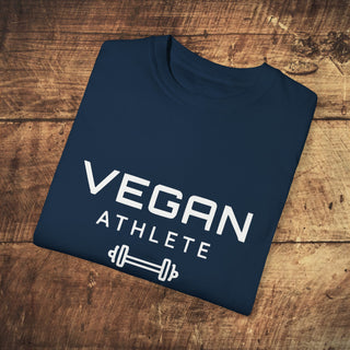 Vegan Athlete Garment-Dyed T-shirt Printify