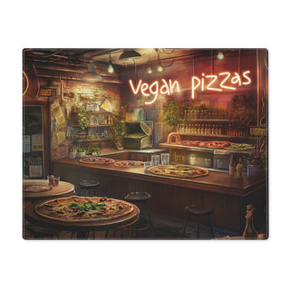 Vegan Pizza Placemat, 1pc Printify