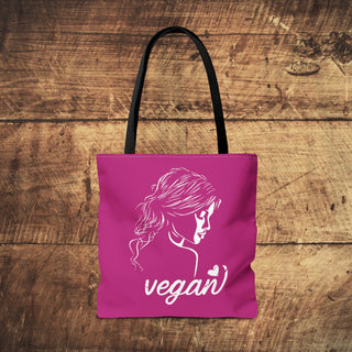 Vegan Girl Tote Bag Printify