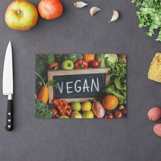Vegan Tempered Glass Cutting Board Printify