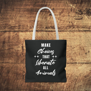 Make Choices Tote Bag Printify