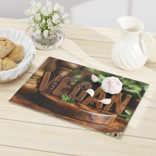 Vegan Tempered Glass Cutting Board Printify