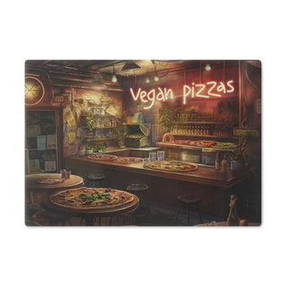 Vegan Pizza Cutting Board Printify