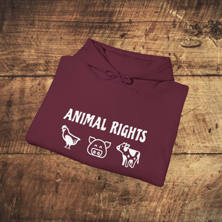 Animal Rights Heavy Blend™ Hooded Sweatshirt Printify