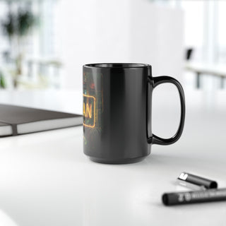 Vegan Black Mug, 15oz