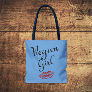 Vegan Girl Tote Bag Printify