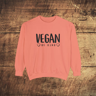 Vegan Garment-Dyed Sweatshirt Printify