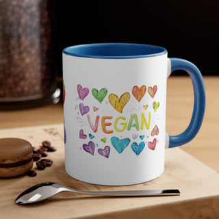 Vegan Accent Coffee Mug, 11oz Printify