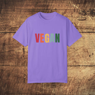 Vegan Garment-Dyed T-shirt Printify