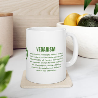 Veganism Coffee Mug, 11oz Printify