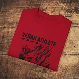 Vegan Athlete Garment-Dyed T-shirt Printify