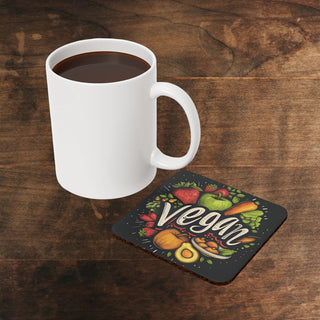 Vegan Cork Back Coaster Printify