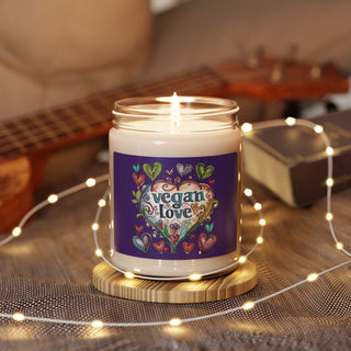 Vegan Love Scented Soy Candle, 9oz