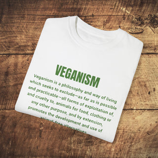 Veganism Garment-Dyed T-shirt Printify