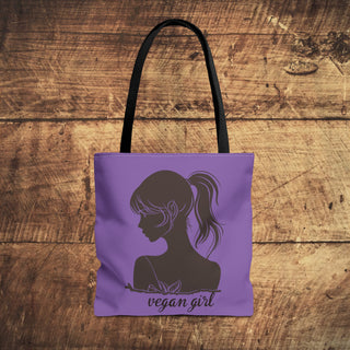 Vegan Girl Tote Bag Printify