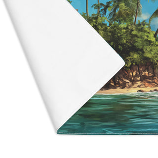 Vegan Island Placemat, 1pc Printify