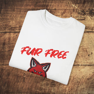 Fur Free For Me Garment-Dyed T-shirt Printify