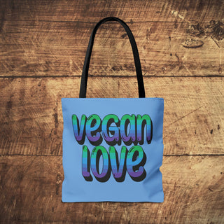 Vegan Love Tote Bag Printify