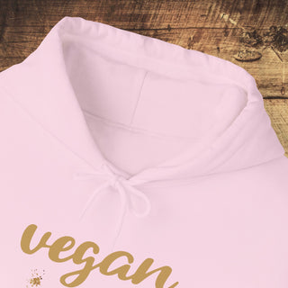 Vegan Girl Heavy Blend™ Hooded Sweatshirt Printify