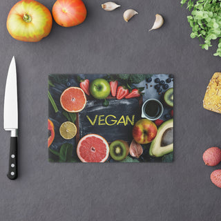 Vegan Tempered Glass Cutting Board Printify