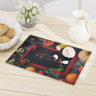Vegan Tempered Glass Cutting Board Printify