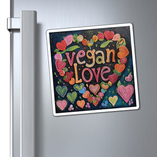 Vegan Love Magnet Printify