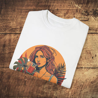 Vegan Girl Garment-Dyed T-shirt Printify