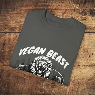 Vegan Beast Garment-Dyed T-shirt Printify